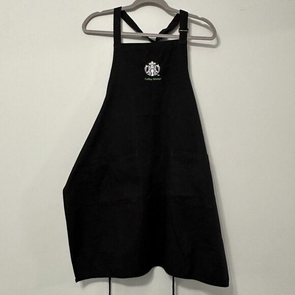 Starbucks Black Coffee Master Apron Authentic Rare Collectable Uniform Barista - Picture 2 of 5